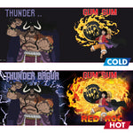 One Piece Luffy vs Kaidou 460ml Heat Change Mug