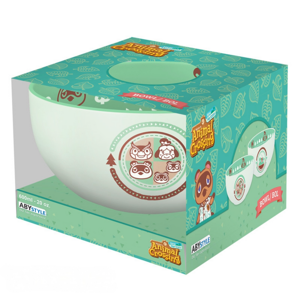 Animal Crossing Characters 600ml Ceramic Bowl