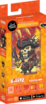 FIGGYZ Sea of Thieves Captain Flameheart 11cm Collectible Pop Magnet