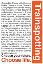 GB Posters Trainspotting Quotes 61 x 91.5cm Maxi Poster