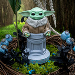 Cable Guys R.E.S.T Star Wars The Mandalorian Grogu Seeing Stone Pose Collectible Figure Device Holder