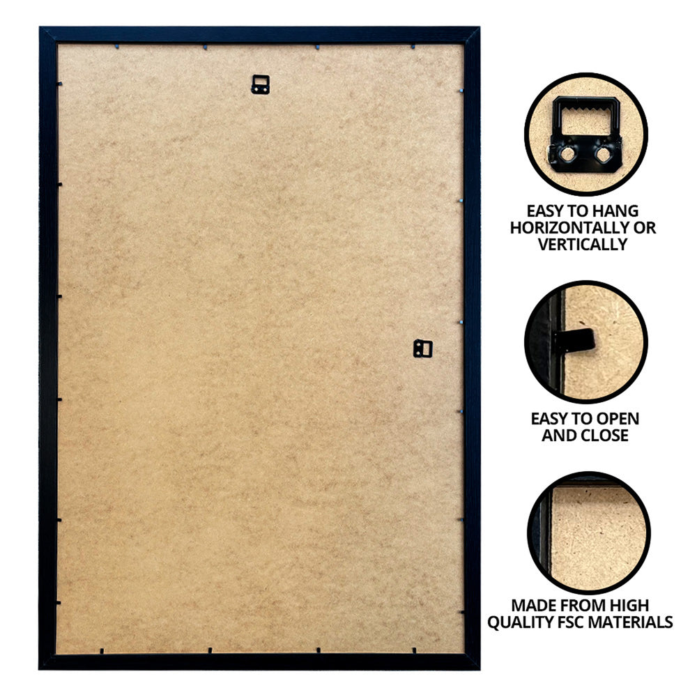GB Eye Contemporary Wooden White Picture Frame - 60 x 80cm