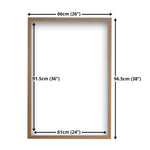 GB Eye Contemporary Wooden Oak Picture Frame - Maxi - 61 x 91.5cm