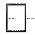 GB Eye Contemporary Wooden Black Picture Frame - A2 - 42 x 59.4cm