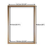 GB Eye Contemporary Wooden Oak Picture Frame - A1 - 59.4 x 84.1cm
