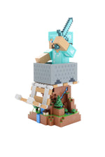 Cable Guys R.E.S.T Minecraft Steve in Diamond Armour Collectible Figure Device Holder