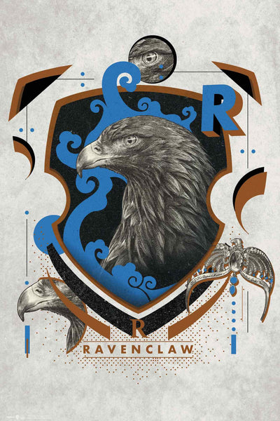 GB eye Harry Potter Ravenclaw illustrative 61 x 91.5cm Maxi Poster