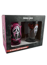 GHOST FACE - 2 Glass Pack 16oz / 500ml x 2