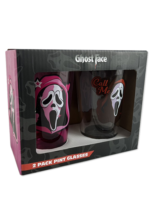 GHOST FACE - 2 Glass Pack 16oz / 500ml x 2