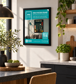GB Posters Contemporary Wooden Black Picture Frame - Mini - 40 x 50cm