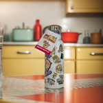 Fuzzballs Stay Hydrated 500ml Canteen Stainless Steel Bottle