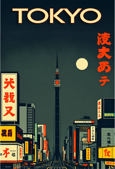 GB Posters Tokyo Night 61 x 91.5cm Maxi Poster