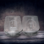 ABYstyle The Lord of The Rings Prancing Pony & Gondor - 2 Glass Set