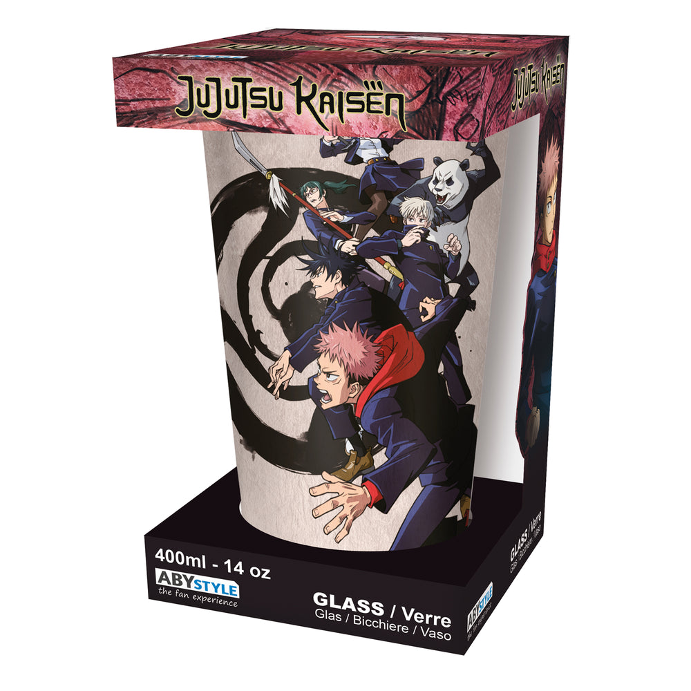 ABYstyle Jujutsu Kaisen Tokyo vs Kyoto 400ml Glass