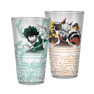 ABYstyle My Hero Academia Izuku & Bakugo 400ml Glass