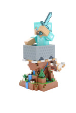 Cable Guys R.E.S.T Minecraft Steve in Diamond Armour Collectible Figure Device Holder