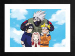 GB eye Naruto Photo Team 7 30 x 40cm Framed Collector Print