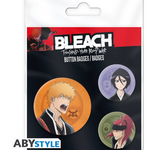 ABYstyle Bleach TYBW Ichigo, Rukia, Renji 3 Badge Pack
