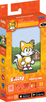 FIGGYZ Sonic the Hedgehog Tails 11cm Collectible Pop Magnet
