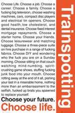 GB eye Trainspotting Quotes 61 x 91.5cm Maxi Poster