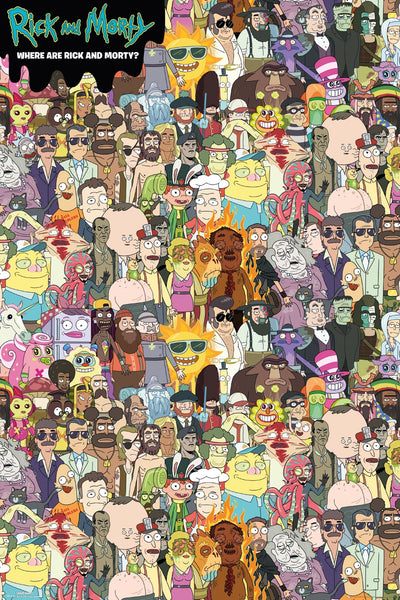 GB eye Rick & Morty Where's Rick 61 x 91.5cm Maxi Poster