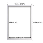 GB Eye Contemporary Wooden White Picture Frame - 50 x 70cm