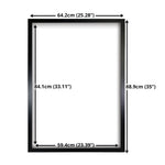 GB Eye Contemporary Wooden Black Picture Frame - A1 - 59.4 x 84.1cm