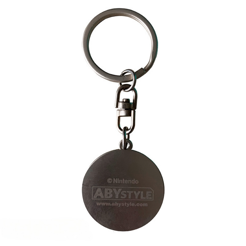 Animal Crossing Leaf Logo Metal Keychain