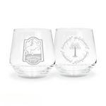 ABYstyle The Lord of The Rings Prancing Pony & Gondor - 2 Glass Set
