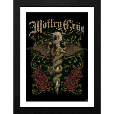GB eye Motley Crue Exquisite Dagger 30 x 40cm Framed Collector Print