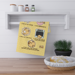Fuzzballs Guide To Making Cookies Cotton Tea Towel