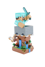 Cable Guys R.E.S.T Minecraft Steve in Diamond Armour Collectible Figure Device Holder