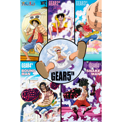 GB eye One Piece Gears History Exclusive 61 x 91.5cm Maxi Poster