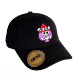 One Piece Ace's Skull Baseball Cap - Black