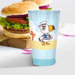 Animal Crossing Beach Characters 400ml Glass