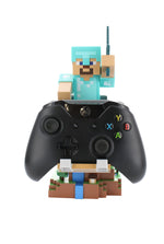 Cable Guys R.E.S.T Minecraft Steve in Diamond Armour Collectible Figure Device Holder