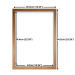 GB Eye Contemporary Wooden Oak Picture Frame - A2 - 42 x 59.4cm