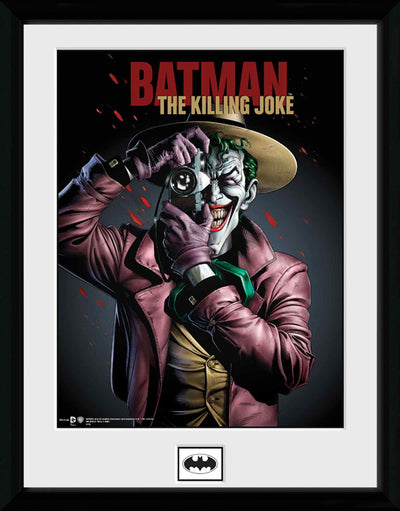 GB eye DC Comics Batham The Joker Killing Joke Portrait 30 x 40cm Framed Collector Print