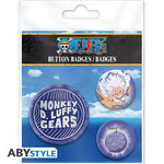 ABYstyle Studio ONE PIECE Luffy Gear 5th Badge Pack