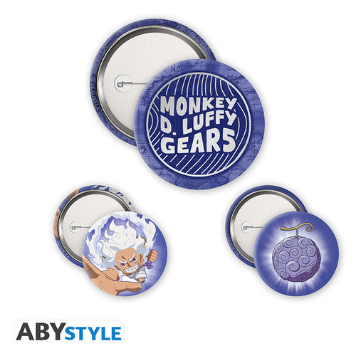ABYstyle Studio ONE PIECE Luffy Gear 5th Badge Pack
