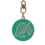 Animal Crossing Leaf Logo Metal Keychain