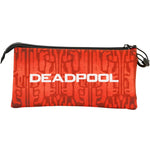 Karactermania Marvel Deadpool Weapons Triple Pencil Case - Red