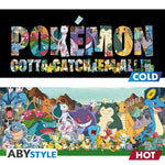 POKEMON - Mug Heat Change - 460ml - "Gotta catch em all" card x2