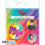 ABYstyle Dan Da Dan Momo & Okarun 3 Badge Pack