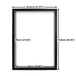 GB Eye Contemporary Wooden Black Picture Frame - 50 x 70cm