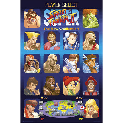 Street Fighter II New Challengers 61 x 91.5cm Maxi Poster