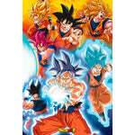 GB eye Dragon Ball Goku's transformations 61 x 91.5cm Maxi Poster
