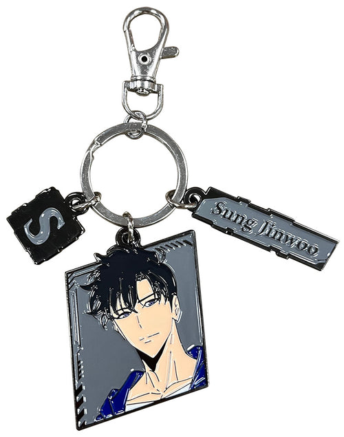 Solo Leveling Sung Jinwoo Three Charms Metal Keychain