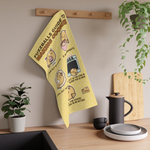 Fuzzballs Guide To Making Cookies Cotton Tea Towel