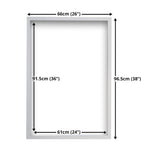 GB Eye Contemporary Wooden White Picture Frame - Maxi - 61 x 91.5cm